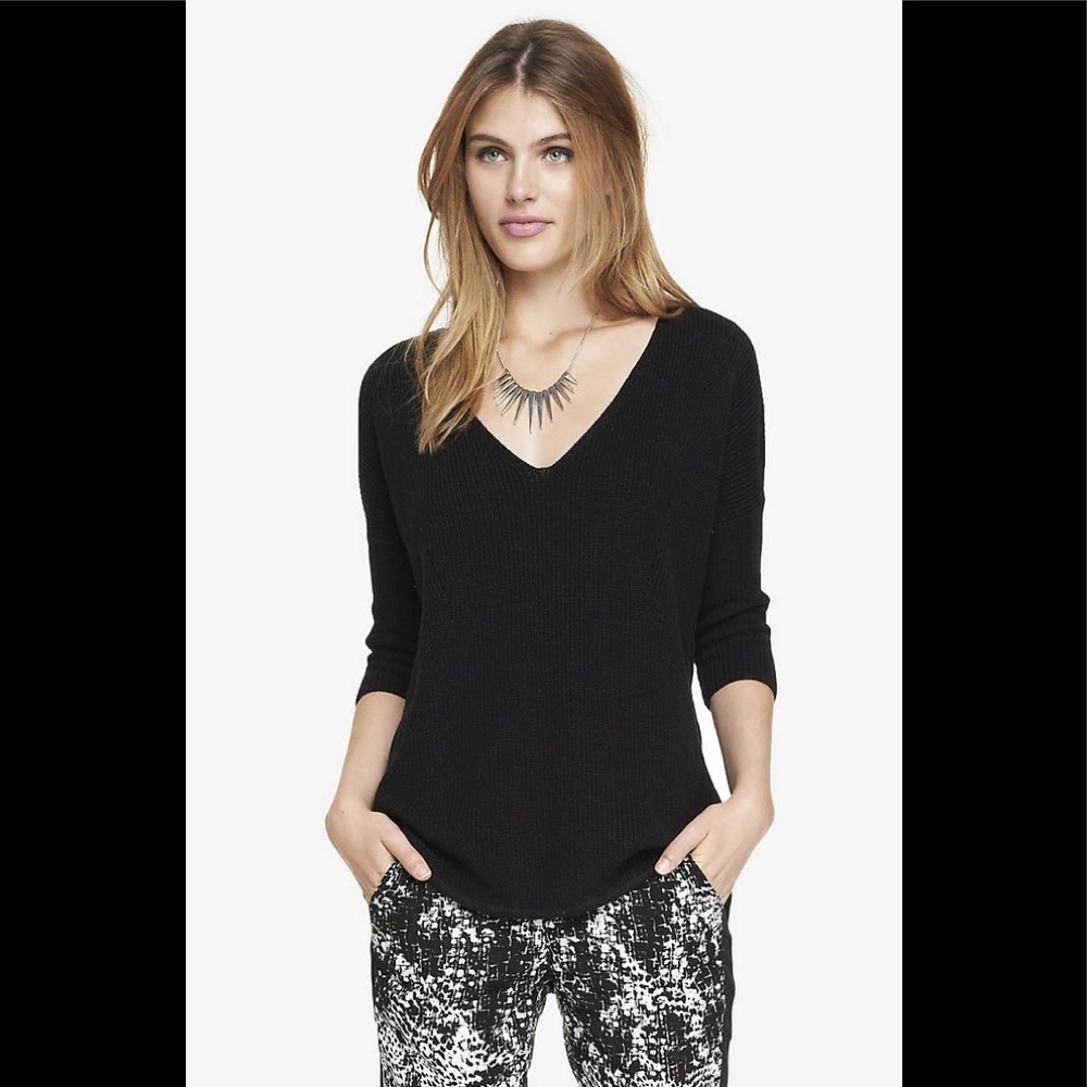 E X P R E S S : Classic “London Sweater” In Black